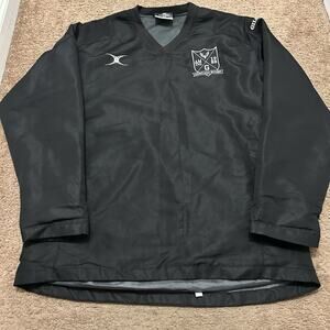 Gilbert Gonzaga Rugby Pullover Windbreaker Size Medium